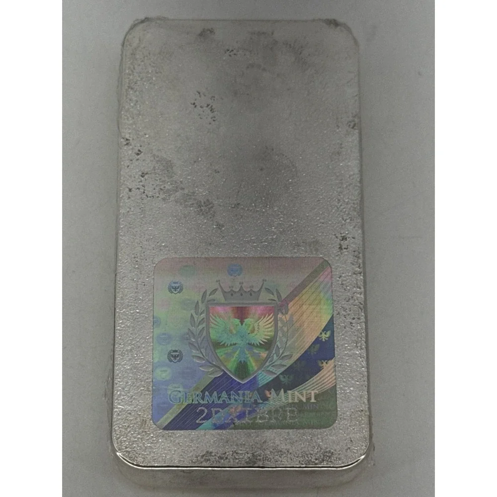 Germania Mint 500g 999.9 Fine Silver Cast Bar Bullion Sealed Serialized Wrap 500